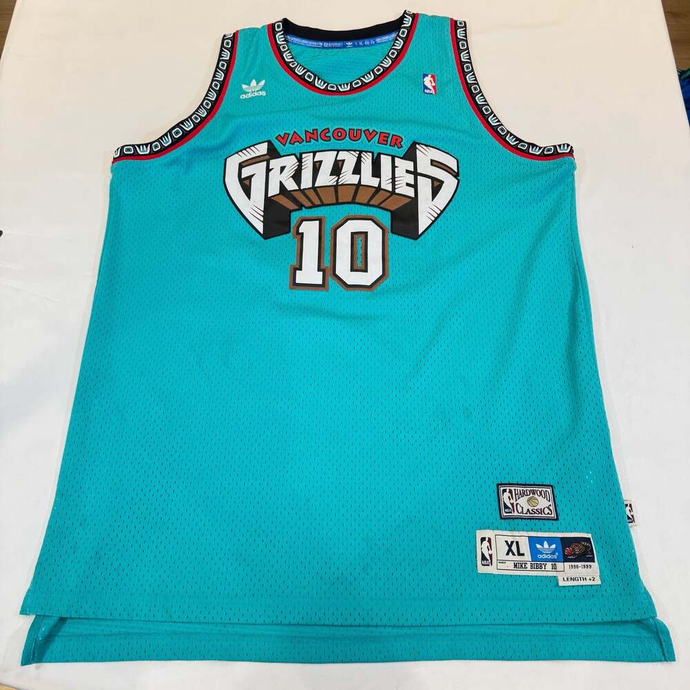 Adidas NBA Vancouver Grizzlies Mike Bibby Jersey men’s size XL